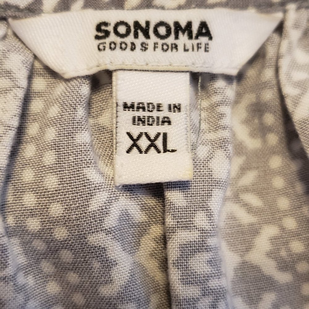 EUC Sonoma Sleeveless Grey/Green Tank XXL - Picture 4 of 8
